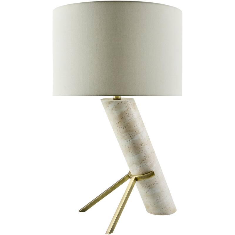 Livabliss Subida Bohemian & Eclectic Accent Table Lamp - Light Gray