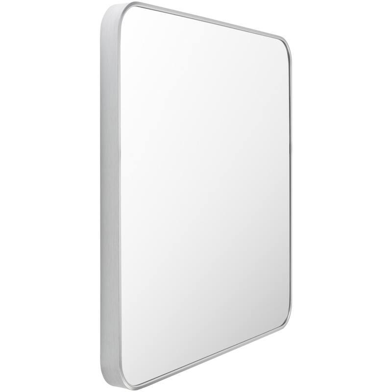 Livabliss Aranya Modern Aluminum Square Accent Mirror