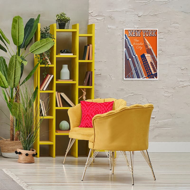 Stupell New York The Wonder City Framed Giclee Art Design By Marcus Jules