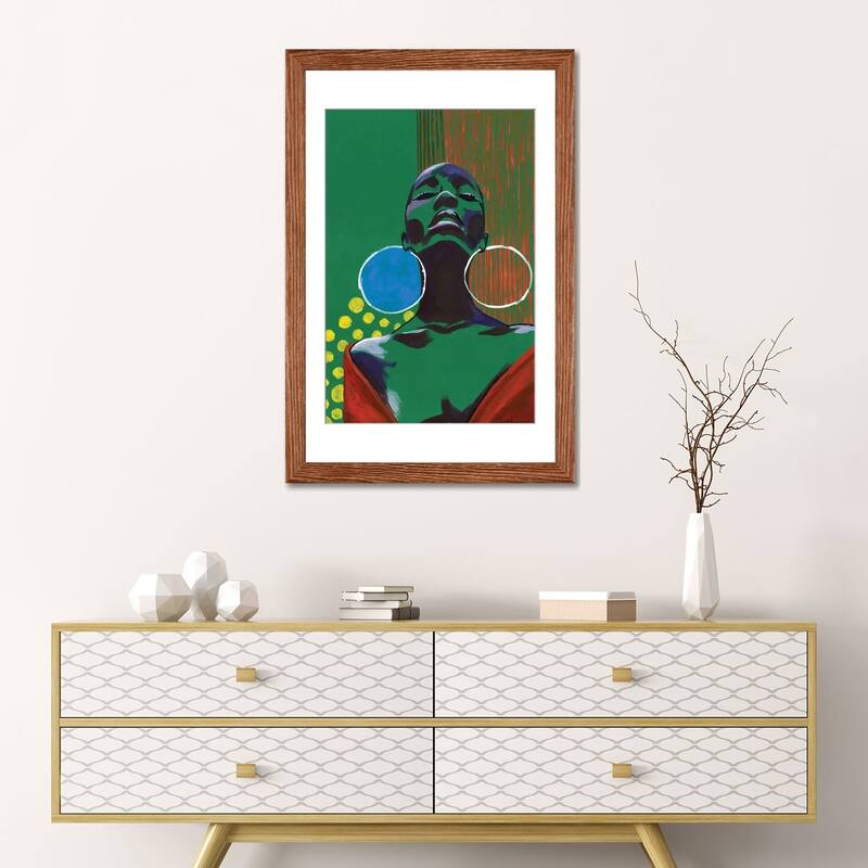 iCanvas "Woman With Earrings" by Sasha Robinson