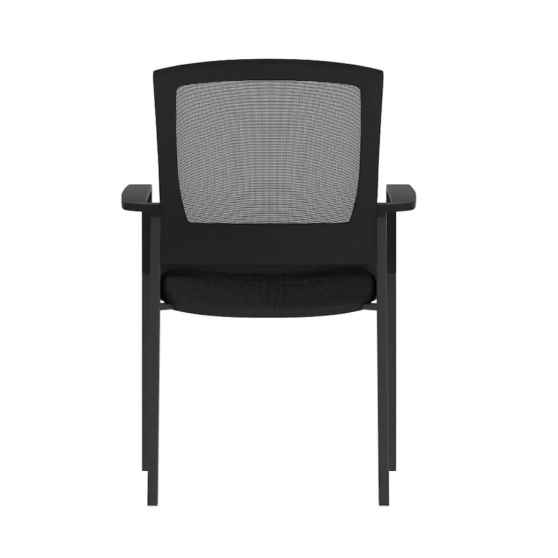 Commercial Stackable Side Chair with Steel Frame and Armrests - 23.25"D x 23.75"W x 34.25"H
