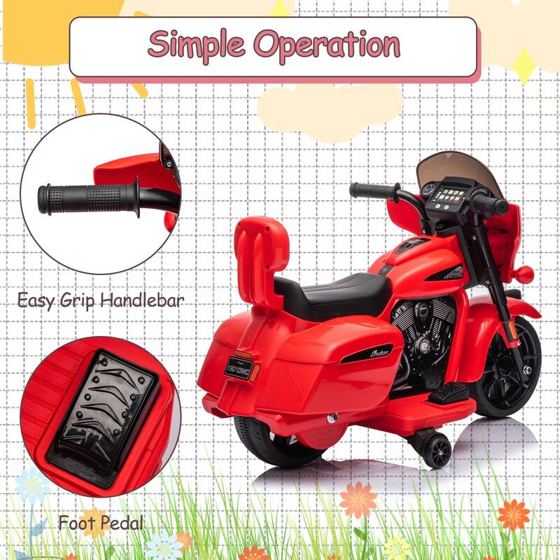 Kids Electric Dirt Bike, Ride On Motorcycle for Kids Best Gift