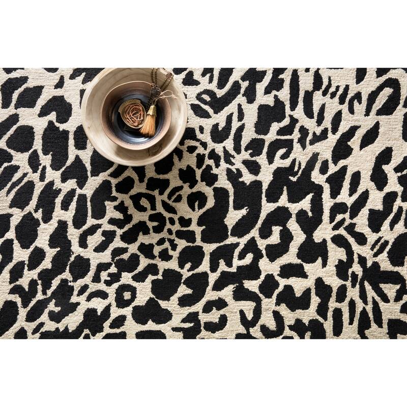 Alexander Home Zawadi Moroccan Leopard Wool Area Rug