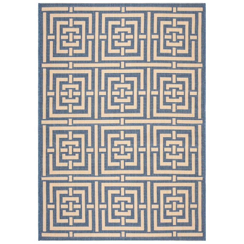 SAFAVIEH Courtyard Errica Indoor/ Outdoor Waterproof Patio Backyard Rug