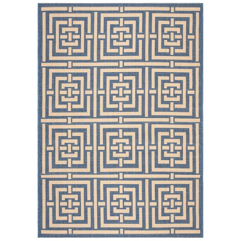 SAFAVIEH Courtyard Ginger Indoor/ Outdoor Waterproof Patio Backyard Rug