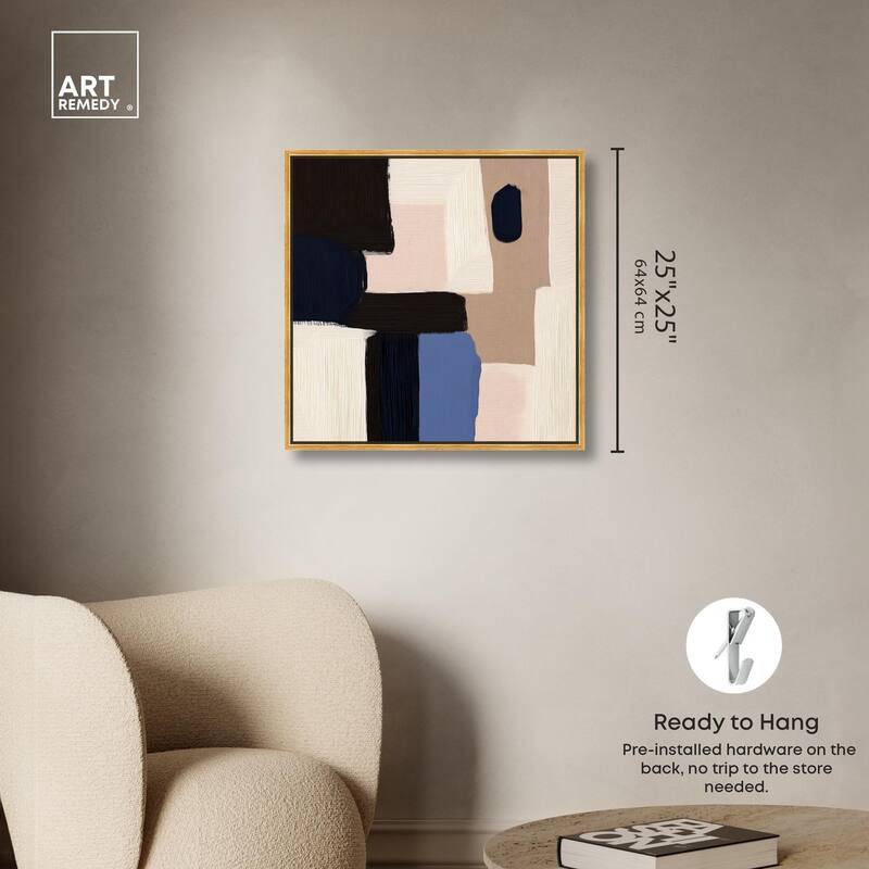 Blue Quietude II Canvas by Art Remedy