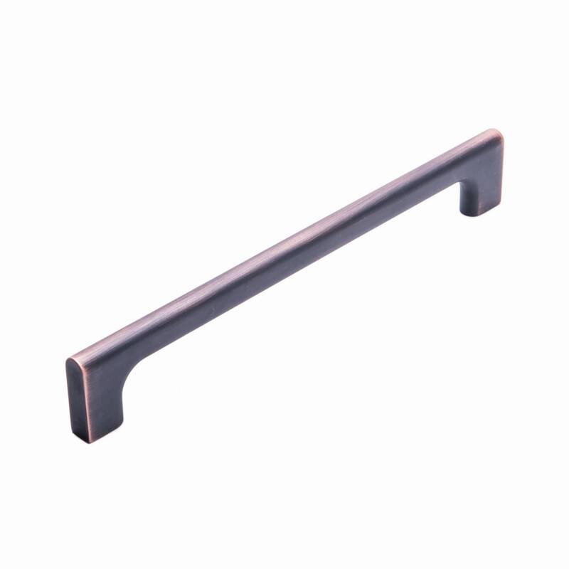 RK International Hampton 8 Inch Center to Center Handle Cabinet Pull - Valencia Bronze