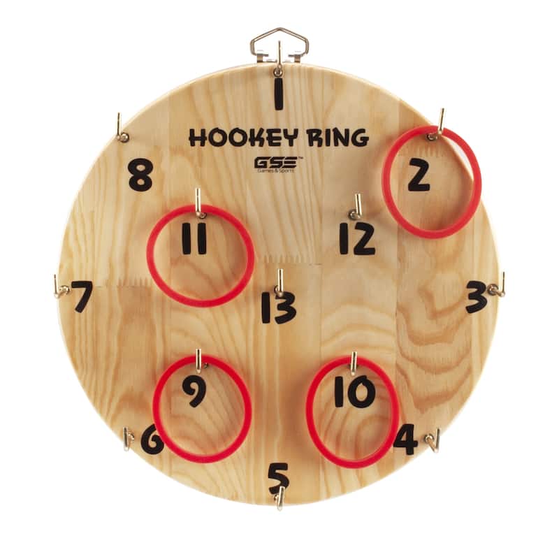 GSE™ Indoor/Outdoor Ring Toss Game Set for Family Fun Party Game, Gift for Man Cave Decor - Ring Toss - Ring Toss