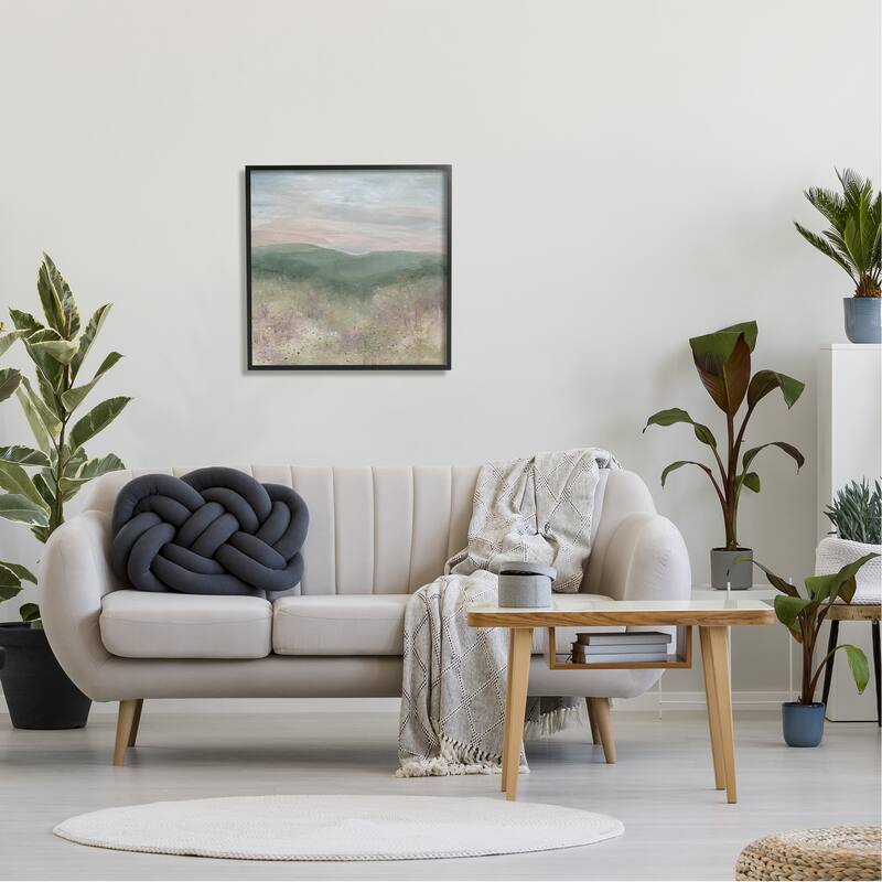 Stupell Mysterious Mountain Nature Abstract Forest Tree Tops Framed Wall Art, Design by Carol Robinson