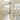 Farmhouse 6-Light Wood Chandelier with Distressed White Finish Candle Style Arms for Dining Room - 31.1" D x 28" H