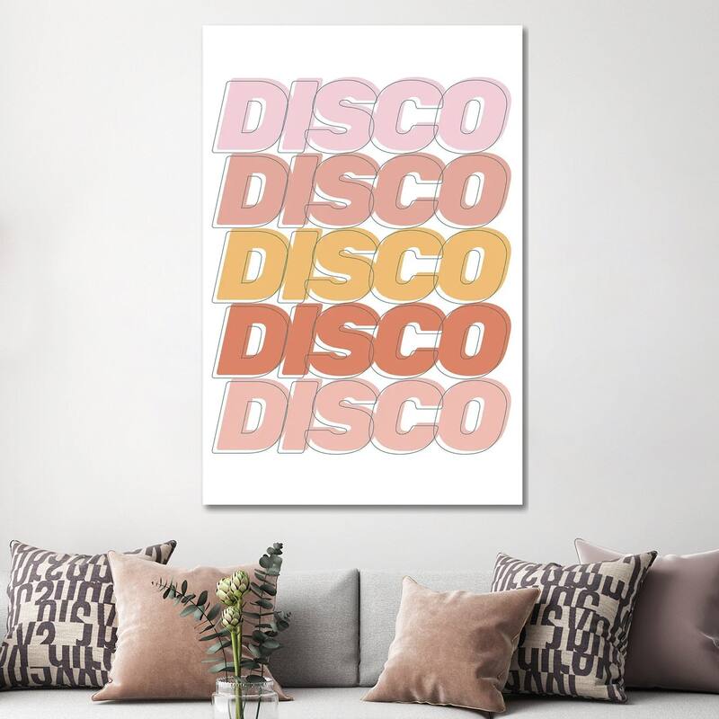 iCanvas "Disco Disco Disco" by The Native State Canvas Print