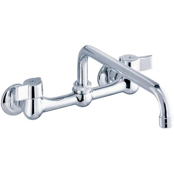 Gerber G0042690 Classics 1.75 GPM Wall Mounted Bridge Kitchen Faucet ...