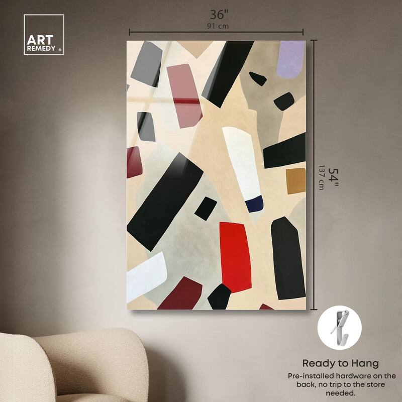 Mindscape Mosaic III Acrylic by Art Remedy, Ready to Hang