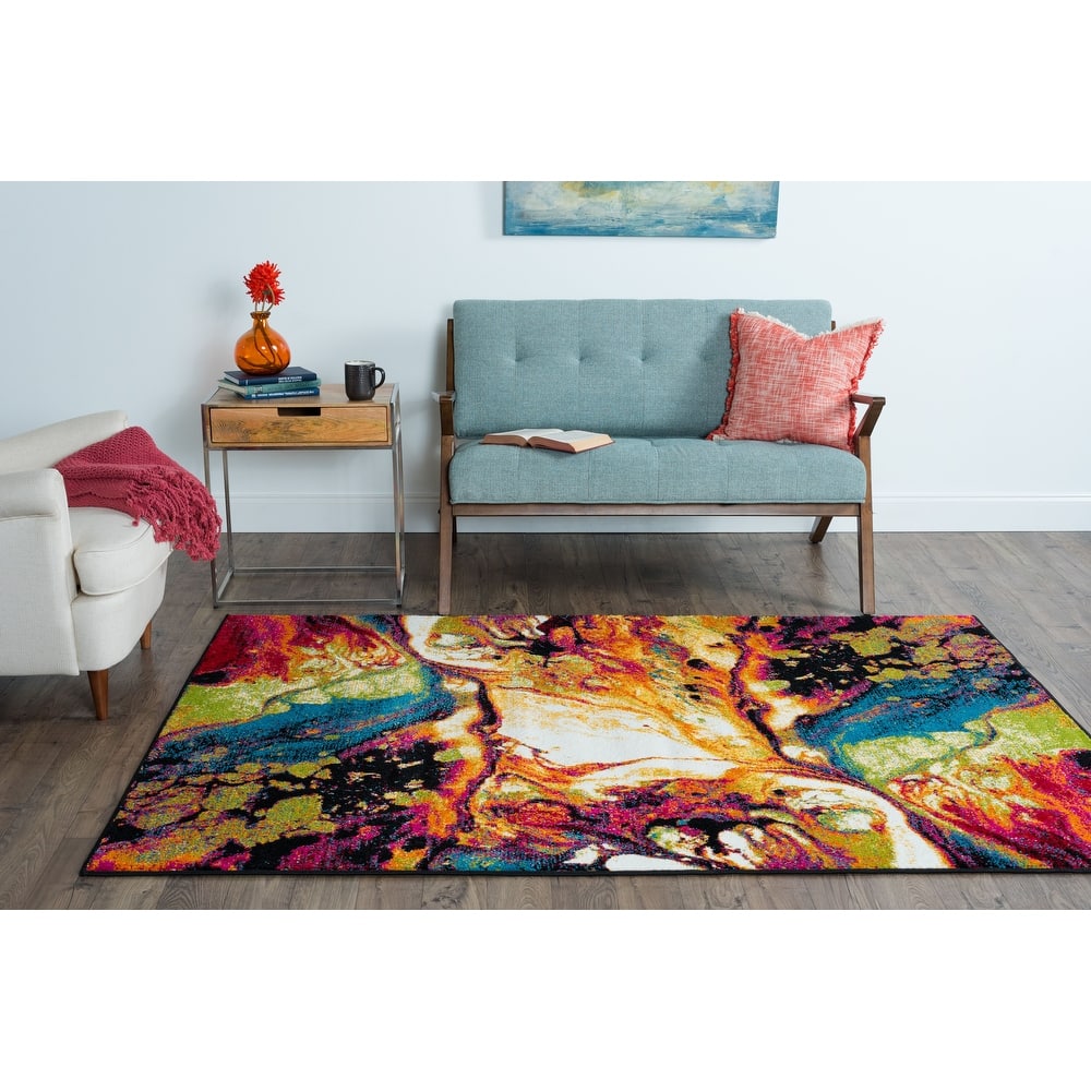 Rhapsody Modern & Contemporary Abstract Indoor Area Rug