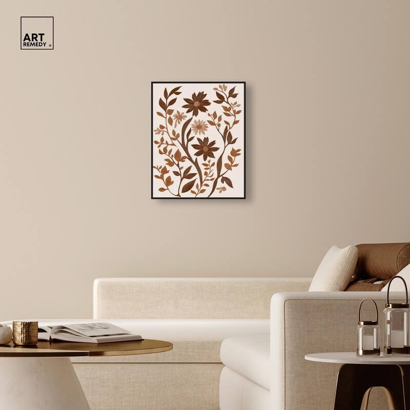 Sepia Sepal III Canvas by Art Remedy