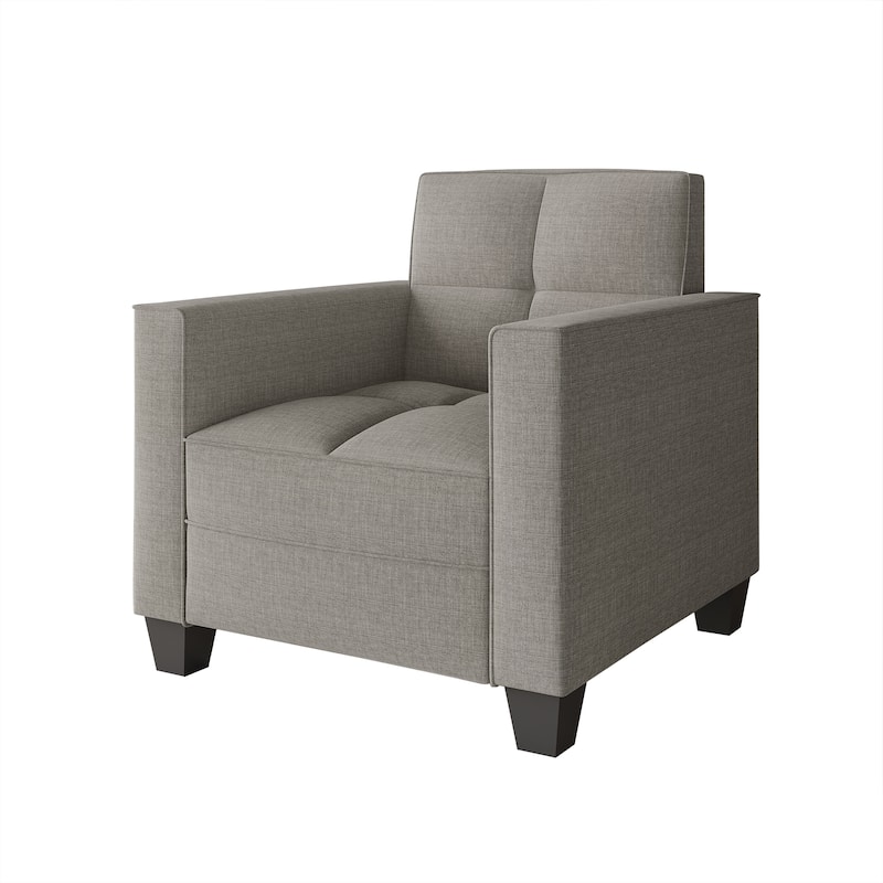 CraftPorch Chic Modern Linen Upholstered Chair