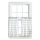 preview thumbnail 7 of 7, Curtainworks Farmhouse Buffalo Check 3-piece Kitchen Curtain Tier and Valance Set - 1-Valance And 2-36" Tiers