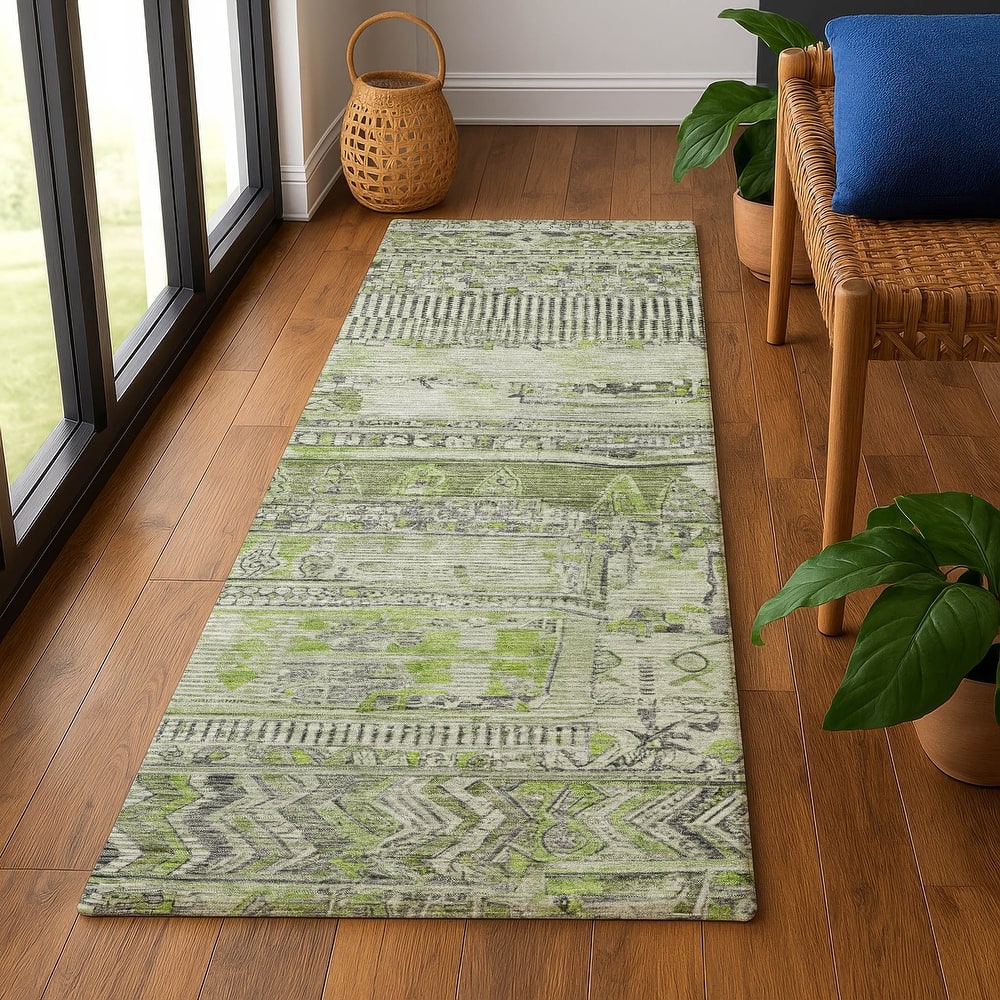 Premium Washable Super Soft Modern Global Mayfield Rug
