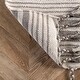 preview thumbnail 4 of 12, Nuloom Rose Stripe Cotton Flatweave Tassel Area Rug