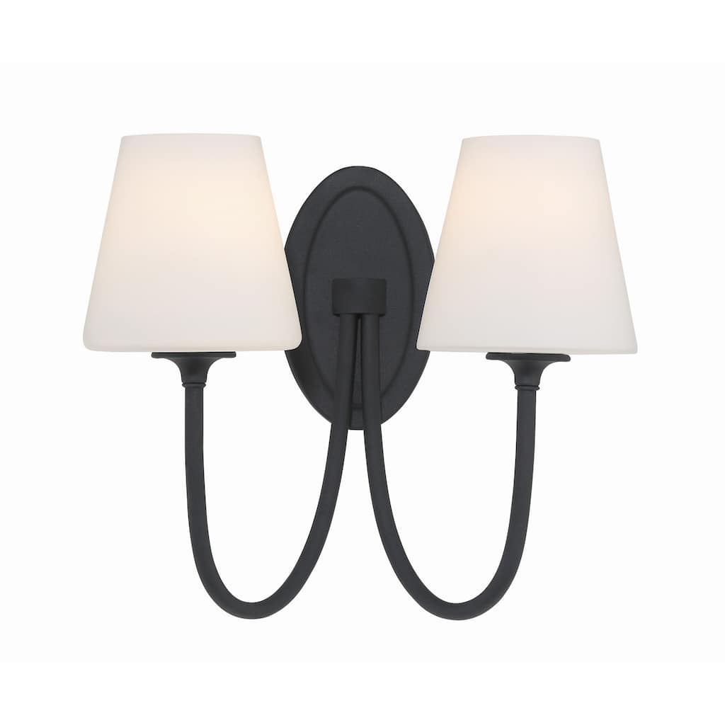 Crystorama Lighting Group JUN-10322 Juno 2 Light 13" Tall Wall Sconce
