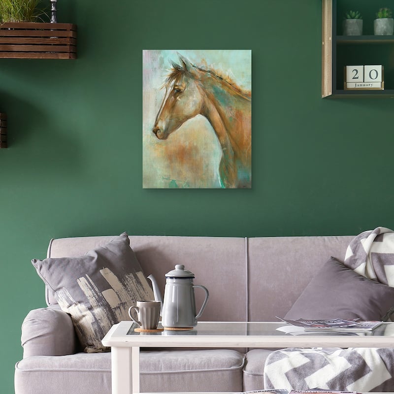 Mustang by K. Nari Canvas Art Print