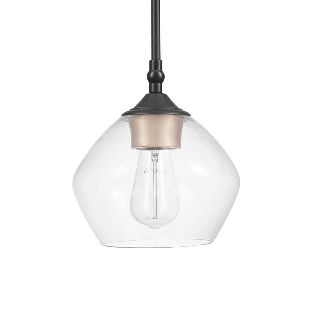 Globe Electric Harrow Single Light 8" Wide Mini Pendant