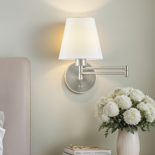 CO-Z Plug-in Swing Arm Wall Mount Sconce - On Sale - Bed Bath