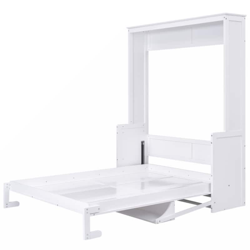 Queen Size Murphy Bed with a Shelf