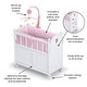 preview thumbnail 13 of 17, Badger Basket Cabinet Doll Crib with Bedding and Personalization Kit