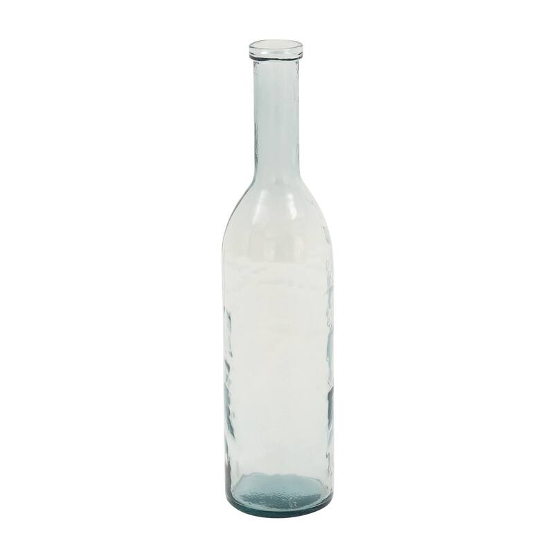 Recycled Glass Handmade Spanish Decorative Vase - Clear, Blue or Teal - Roche River Decor