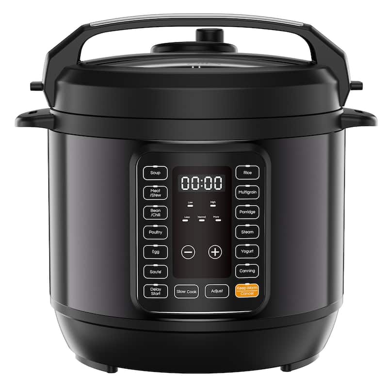 Electric Pressure Cooker, Upgraded 6 Quart/8 Quart 12-in-1 Multicooker, Stainless Steel Slow Cooker, Rice Cooker, Steamer, Sauté