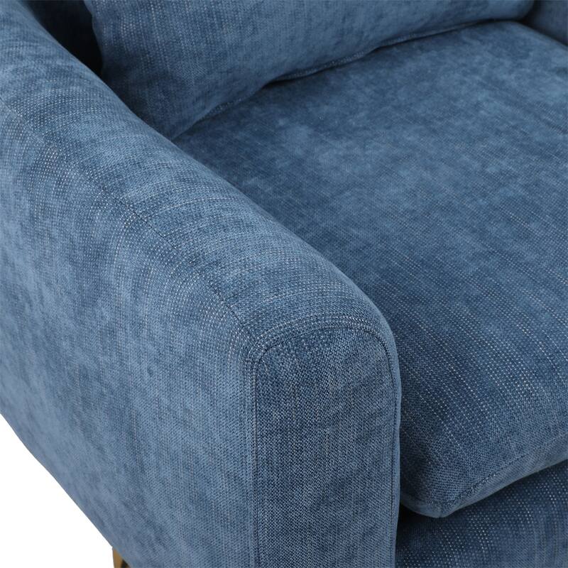 Classic Mid-Century 360-degree Swivel Accent Chair