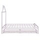 preview thumbnail 64 of 75, Metal Platform Bed with 2 Drawers, Bedroom Kids Bed Frame with House-Shaped Headboard Design and Support Slats, Easy Assembly