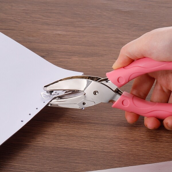 1/4 & 1/8 Inch Single Hole Puncher, 2 Pcs Circle Paper Punches Handheld Punch Puncher 8 Sheet Capacity Office Perforating Machines Craft Tags Clothing T