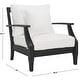 preview thumbnail 6 of 41, SAFAVIEH Couture Martinique Solid Wood Outdoor Arm Chair - 31"W x 35"D x 32"H