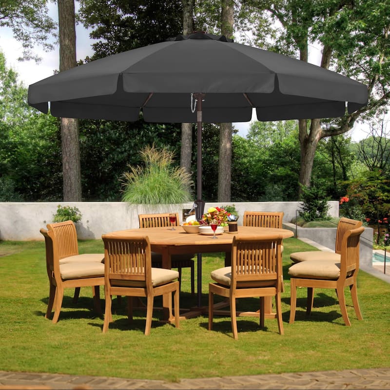 ABCCANOPY 10FT Outdoor Table Market Umbrella Tilt and Crank for Garden
