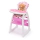 preview thumbnail 4 of 7, Multipurpose Adjustable Highchair for Baby Toddler Dinning Table with Feeding Tray and 5-Point Safety Buckle, Pink