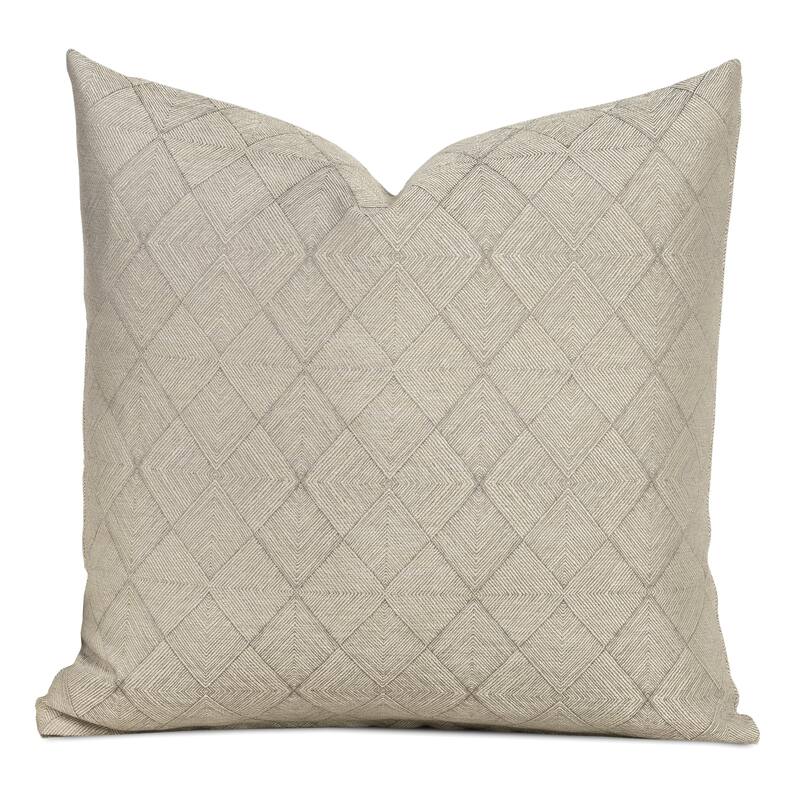 F. Scott Fitzgerald Deco Sapphire Throw Pillow