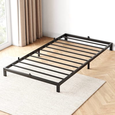 6 Inch Heavy Duty Metal Platform Bed Frame, No Box Spring Needed