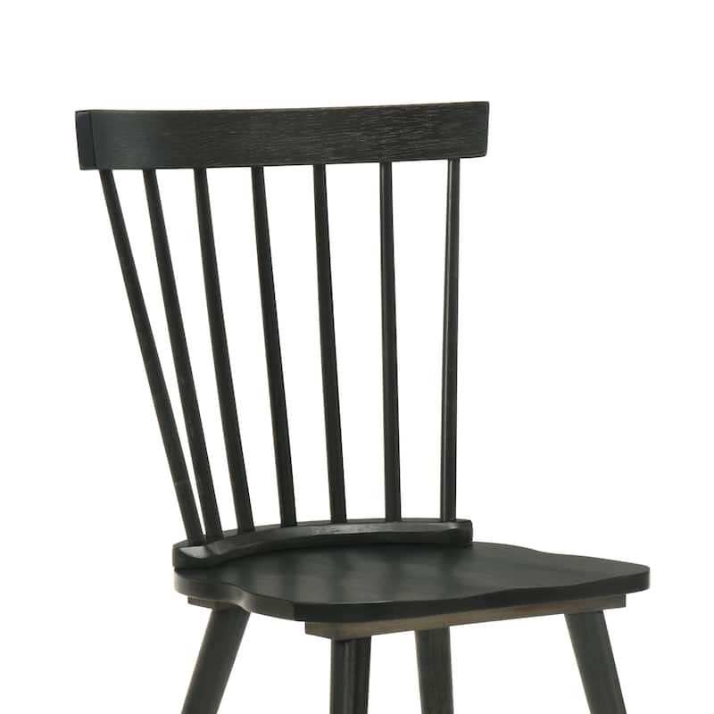 Wood Dining Chair Solid Chair Set of 2