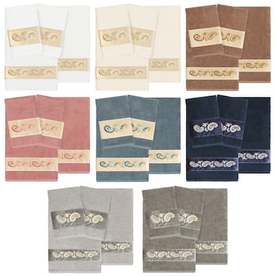 Authentic Hotel and Spa Turkish Cotton Mackenzie 4PC Towel Set