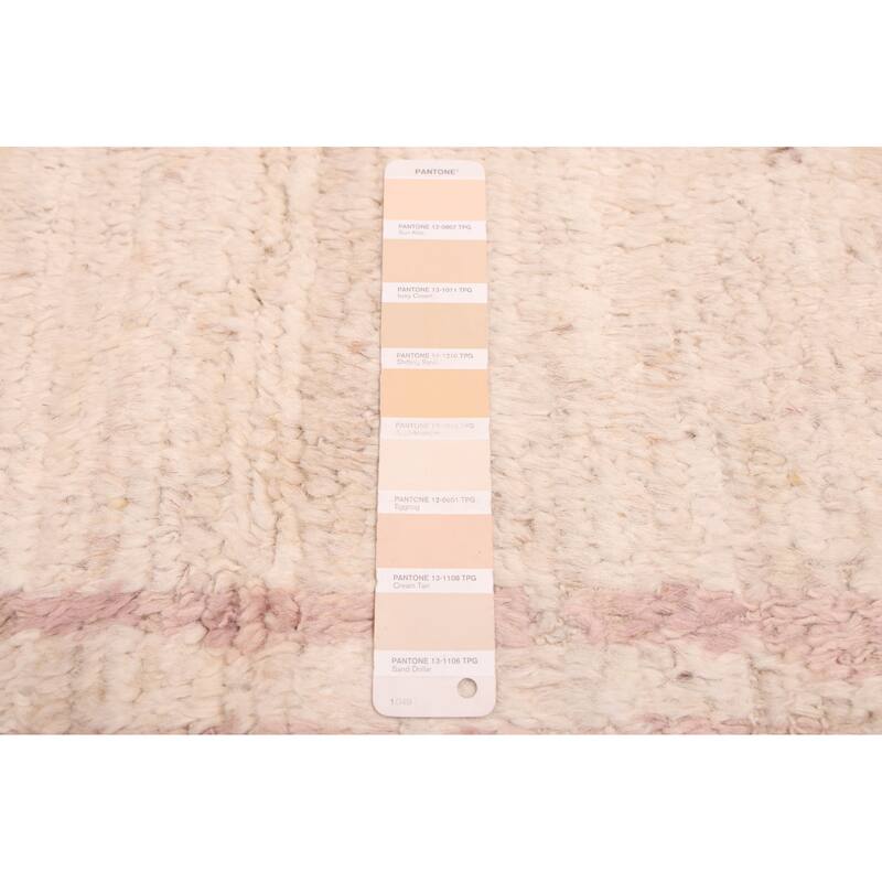 ECARPETGALLERY Hand-knotted Pak Finest Marrakesh Ivory Wool Rug - 7'7 x 10'0