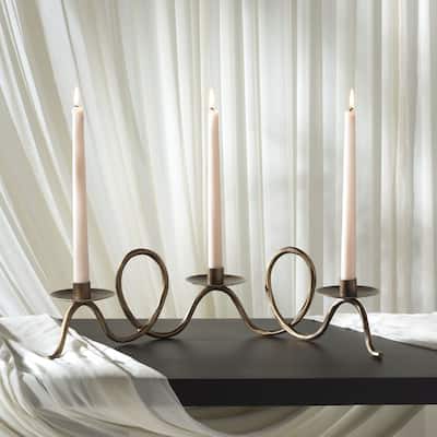 SAFAVIEH Home Cian Candle Centerpiece - 19"W x 8"D x 6"H