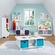 preview thumbnail 2 of 31, RiverRidge Kids Desk, Activity and Play Table with 6 Storage Cubbies