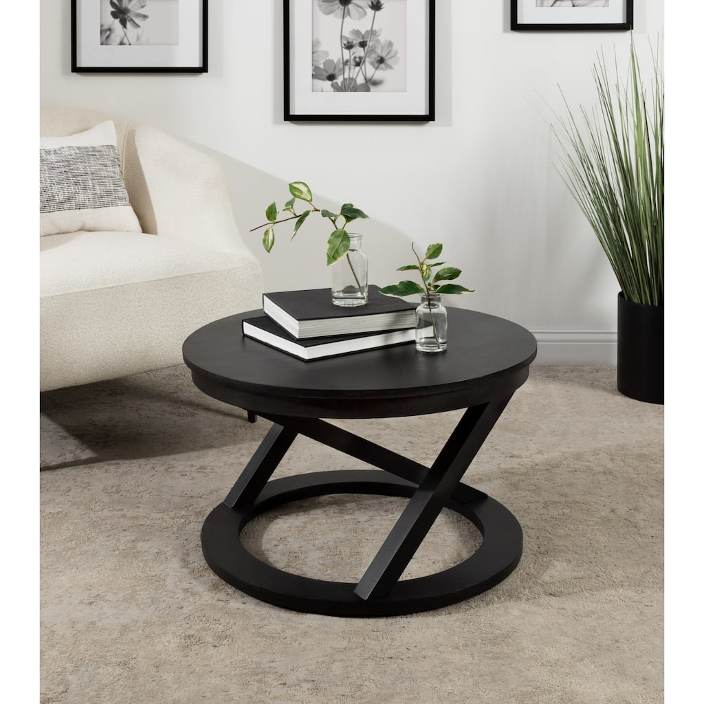 Kate and Laurel Aja Wood Coffee Table - 26x26x16