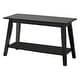 preview thumbnail 5 of 5, InRoom Designs Wood Entryway Bench with Storage Shelf - Modern Accent Seating for Hallway, Bedroom, Living Room or Narrow Space