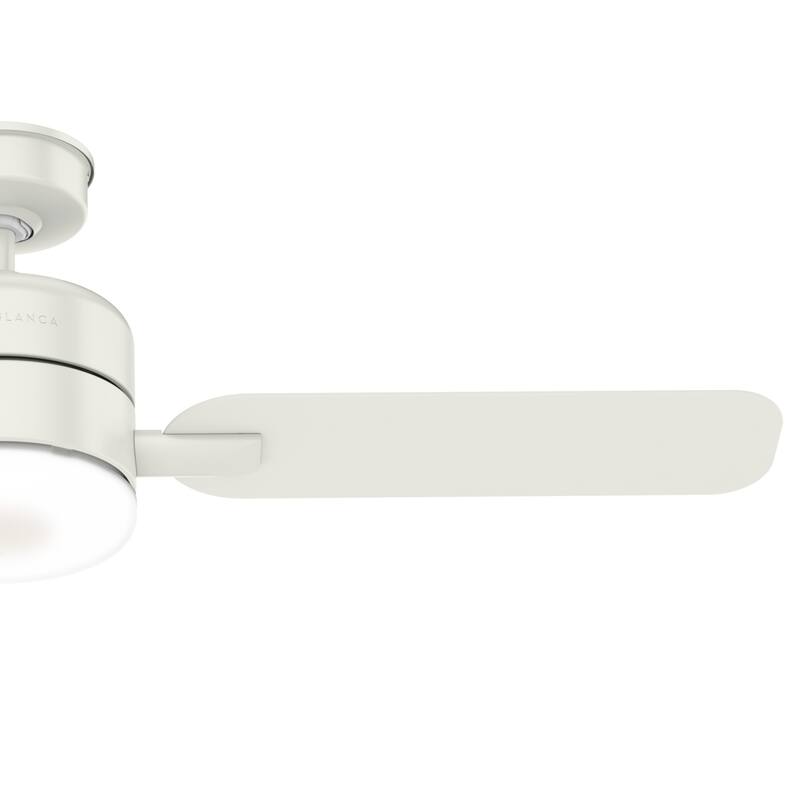Casablanca 54" Paume Outdoor Ceiling Fan with LED Light Kit and Wall Control - Coastal - DAMP RATED!