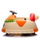 preview thumbnail 12 of 18, 12V Kids Ride On Electric Bumper Car W/Parents Control,Cute&Realistic Hamburger Design,360 Degree Rotation,Storing Space