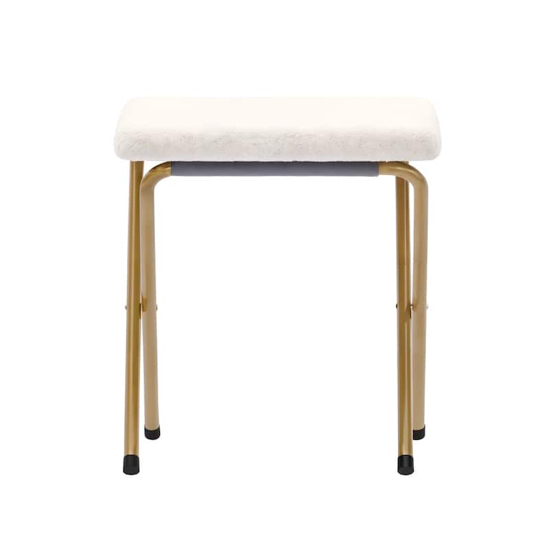 Oversized Folding Upholstered Saucer Chair with Ottoman