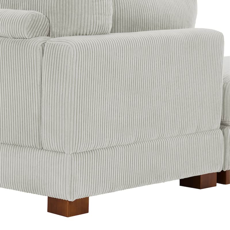 Modular Sectional Sofa with Ottomans